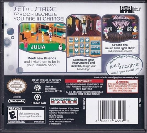 Imagine Music Fest - Amerikansk Version - Nintendo DS (B Grade) (Genbrug)